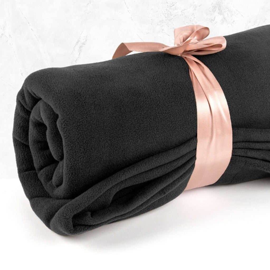 Yogadeken fleece - Myga - zwart