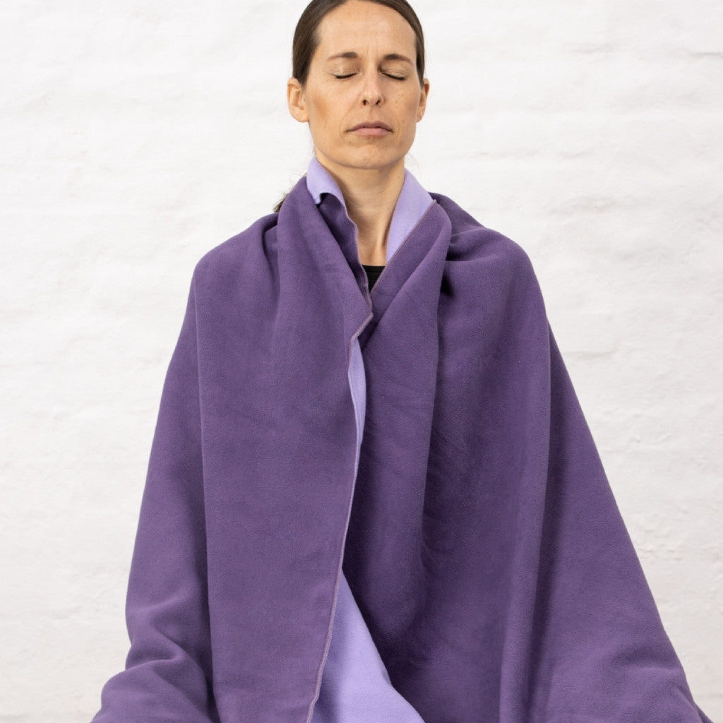 Yogadeken fleece - Myga - paars