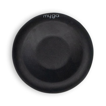 Yoga jelly pad knie, pols en elleboog beschermer - Myga - zwart