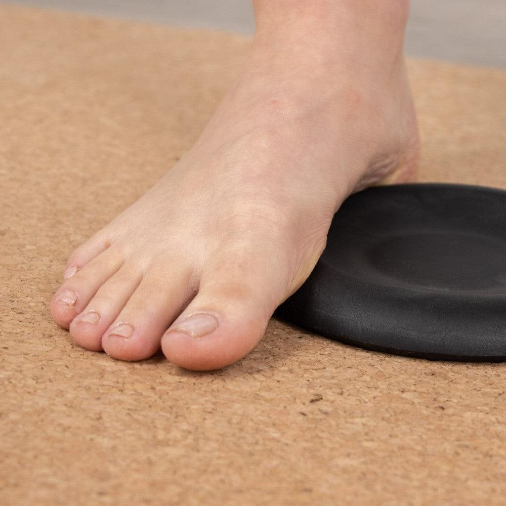 Yoga jelly pad knie, pols en elleboog beschermer - Myga - zwart