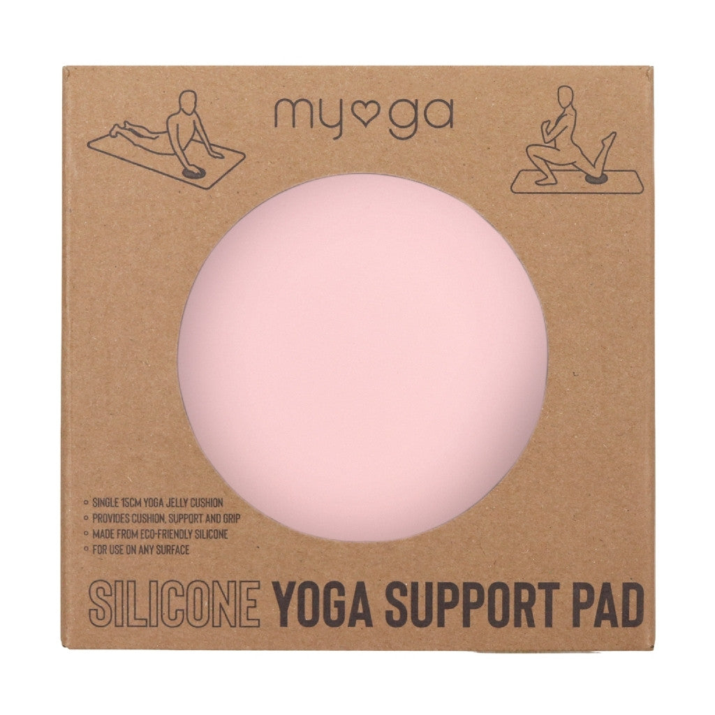 Yoga jelly pad knie, pols en elleboog beschermer - Myga - roze