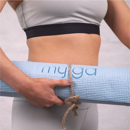 Yogamat basic 4mm - Myga - hemelsblauw