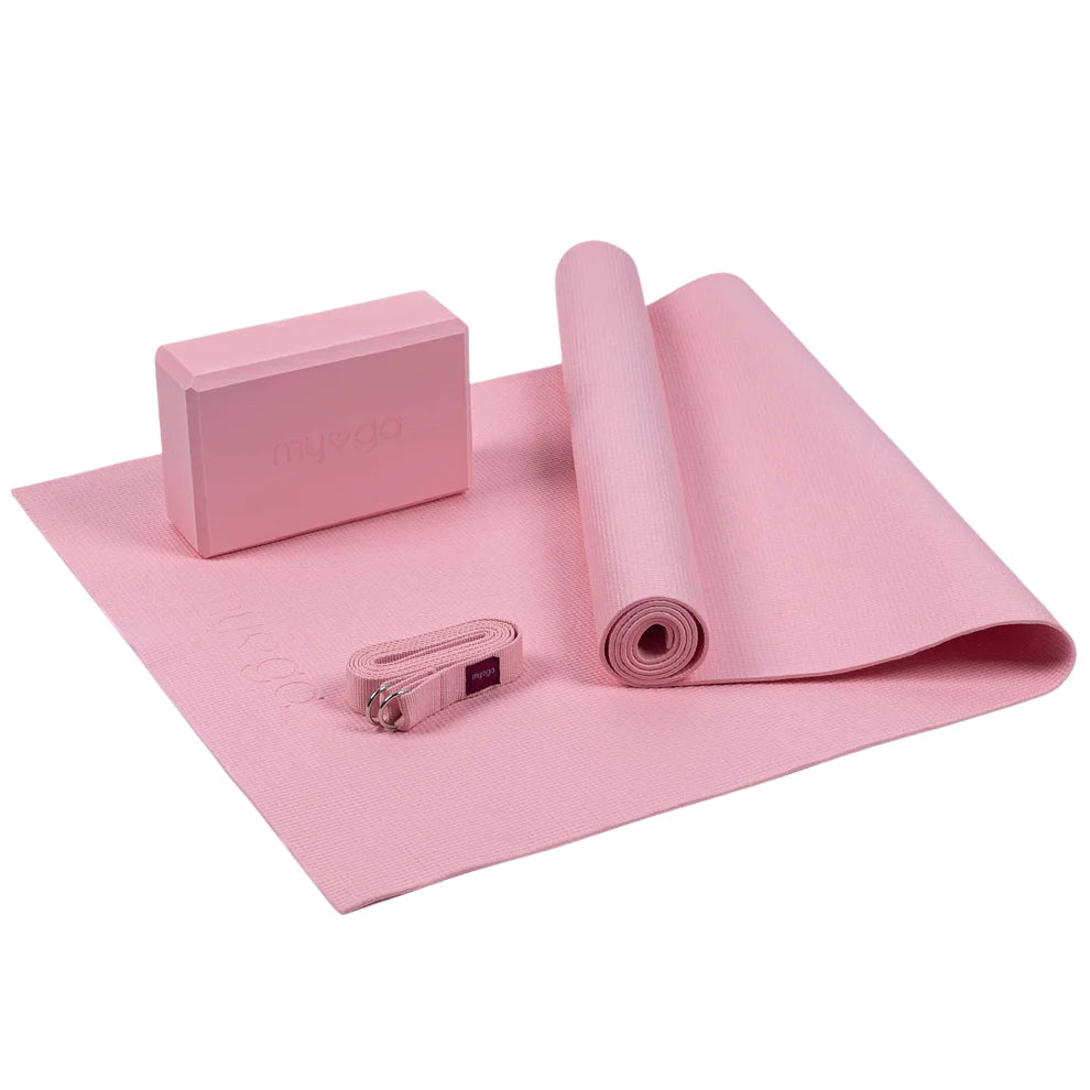 Yoga starterskit - Myga - roze