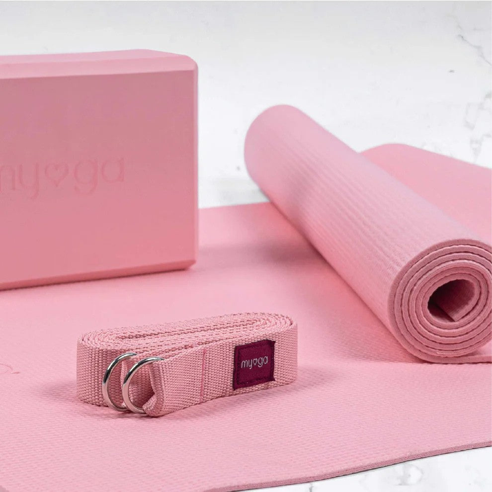 Yoga starterskit - Myga - roze