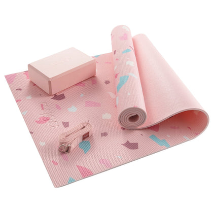 Yoga starterskit terrazzo - Myga - dusty pink