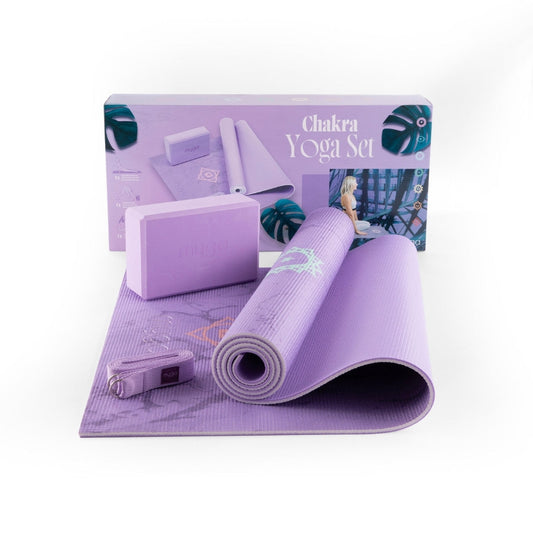 Yoga starterskit chakra - Myga - lila