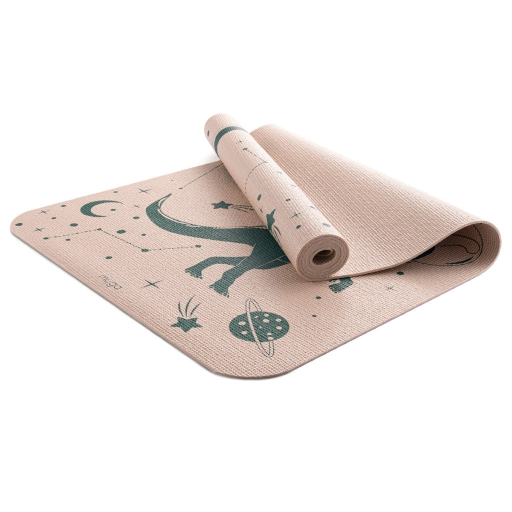Yogamat voor kinderen 3 mm - Myga - space dino