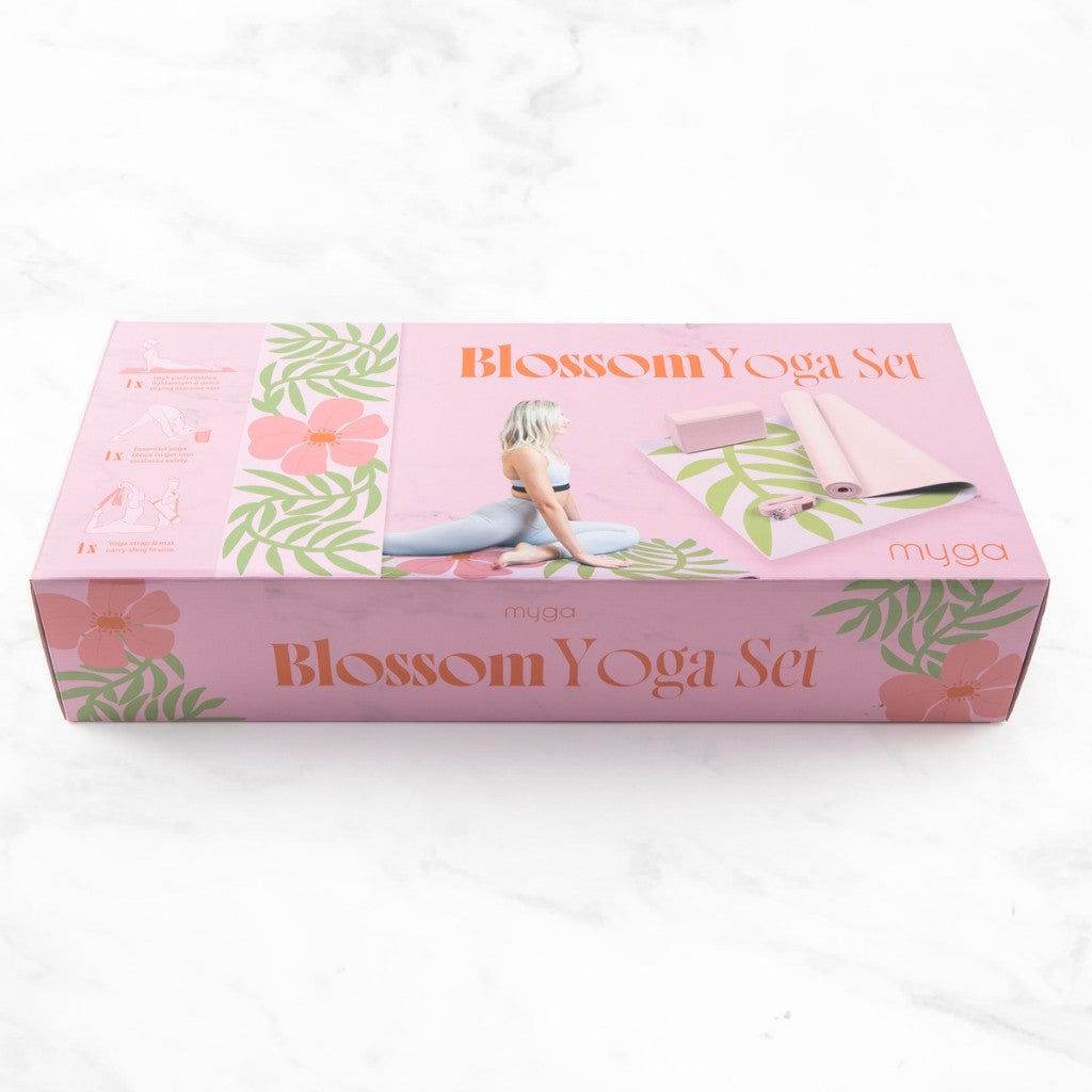 Yoga starterskit blossom - Myga - roze