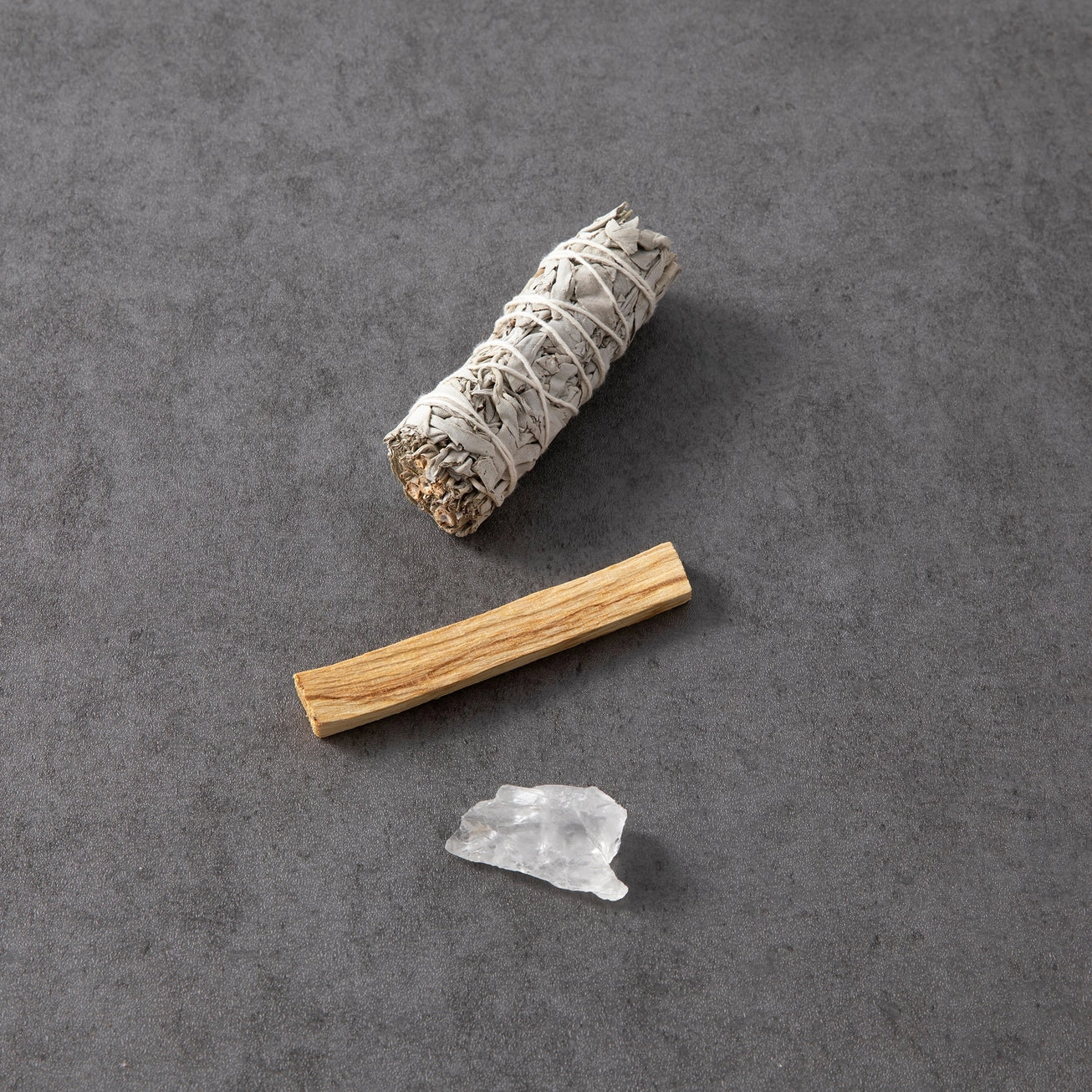 Smudge set met witte salie, palo santo & bergkristal - Myga