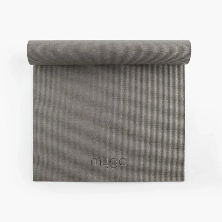 Yogamat basic 4 mm - Myga - grijs - The Mindfulshop