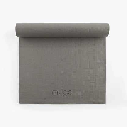 Yogamat basic 4 mm - Myga - grijs - The Mindfulshop
