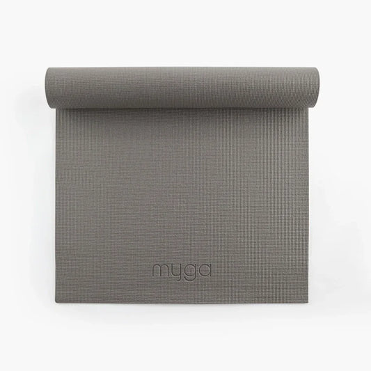Yogamat basic 4 mm - Myga - grijs - The Mindfulshop
