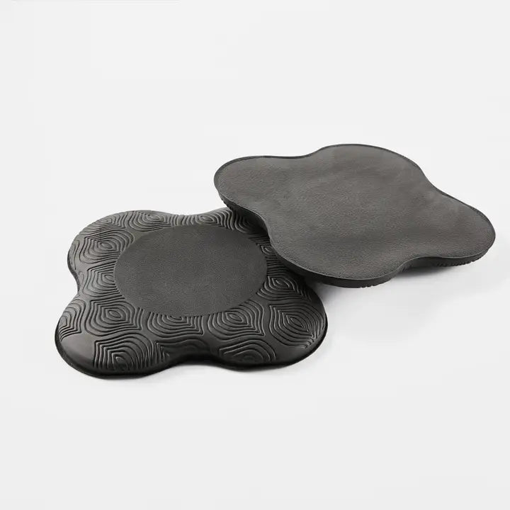 Yoga ondersteunende jelly pads - set van 2 - Myga - zwart