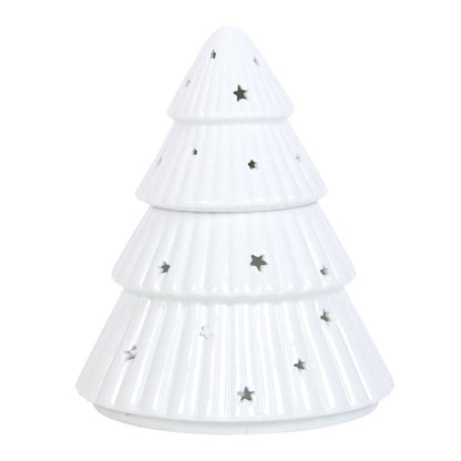 Kerstboom oliebrander - wit