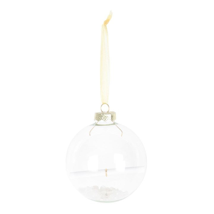 Bergkristal manifestatie kerstbal kit