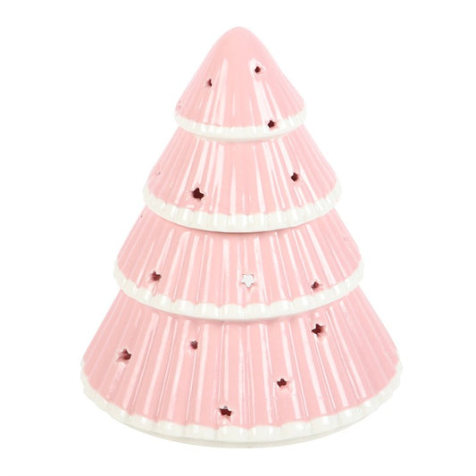 Kerstboom oliebrander - roze