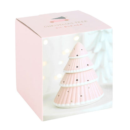 Kerstboom oliebrander - roze