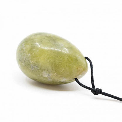 Yoni ei groene jade (45 x 30 mm) - groen