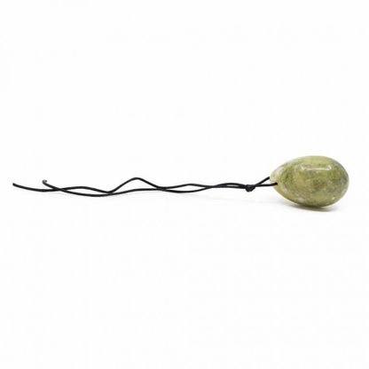 Yoni ei groene jade (45 x 30 mm) - groen