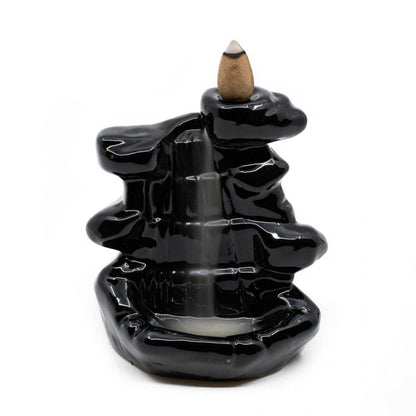 Backflow wierookhouder waterval keramiek - Mindfulshop