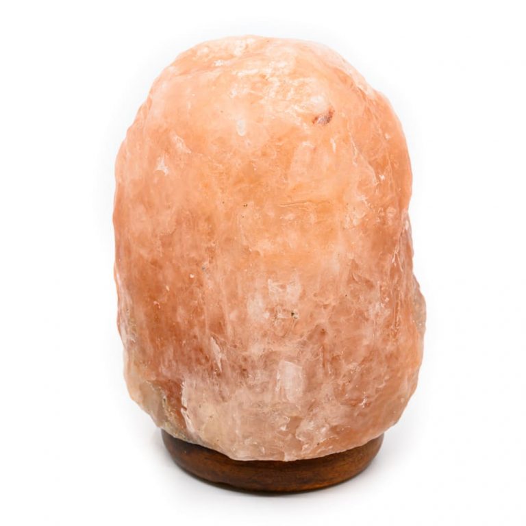 Himalaya zoutlamp M (2-3 kg) met snoer - oranje
