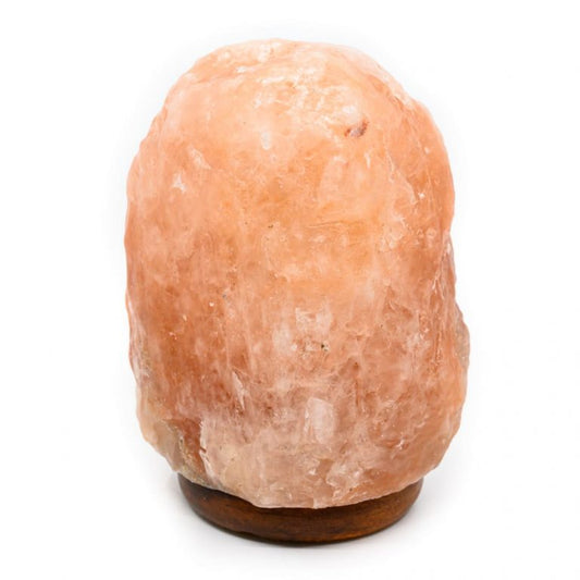 Himalaya zoutlamp M (2-3 kg) met snoer - oranje
