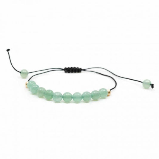 Edelsteen armband groene aventurijn verstelbaar - Mindfulshop - groen