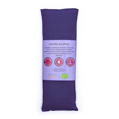 Oogkussen lavendel biologisch - Yogi & Yogini - donkerpaars