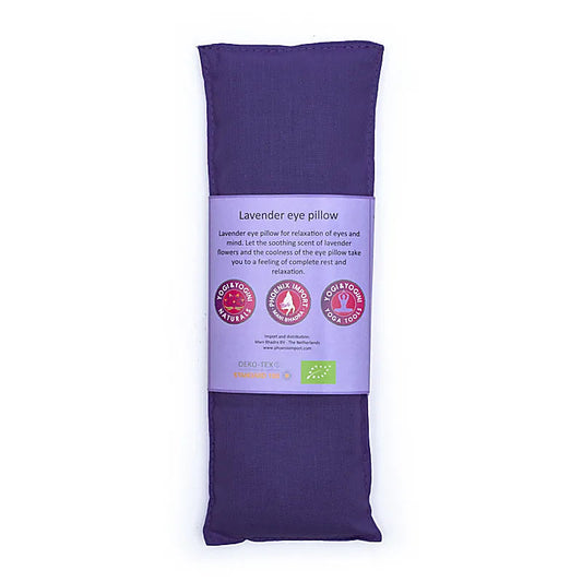 Oogkussen lavendel biologisch - Yogi & Yogini - donkerpaars