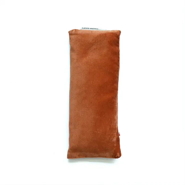 Oogkussen velvet met lavendel - Love Generation - Terracotta