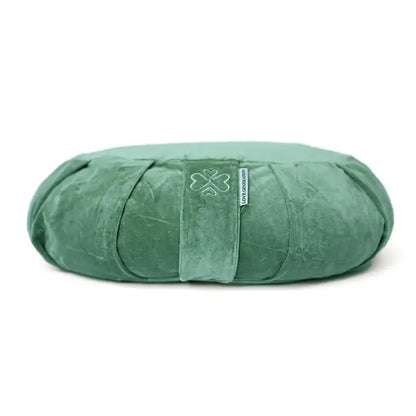 Meditatiekussen halve maan velvet - Love Generation - sea green