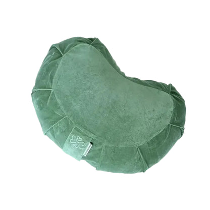 Meditatiekussen halve maan velvet - Love Generation - sea green
