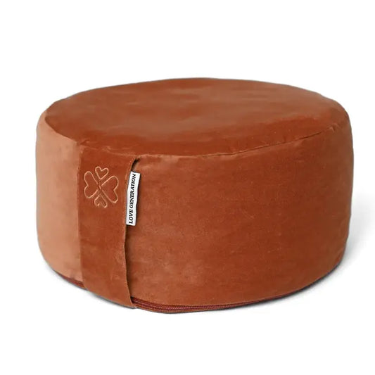 Meditatiekussen rond velvet - Love Generation - earth