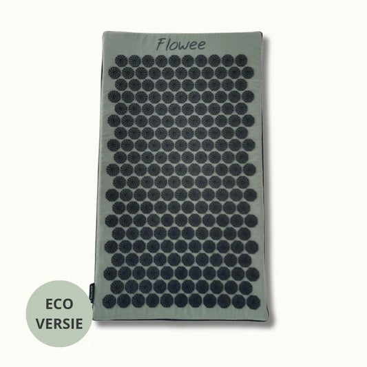 Spijkermat Eco - Flowee - groen / grijs - The Mindfulshop