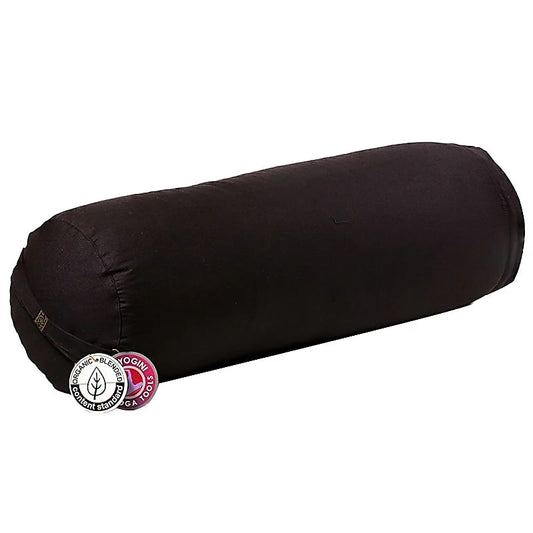 Yogabolster rond - Yogi & Yogini - zwart