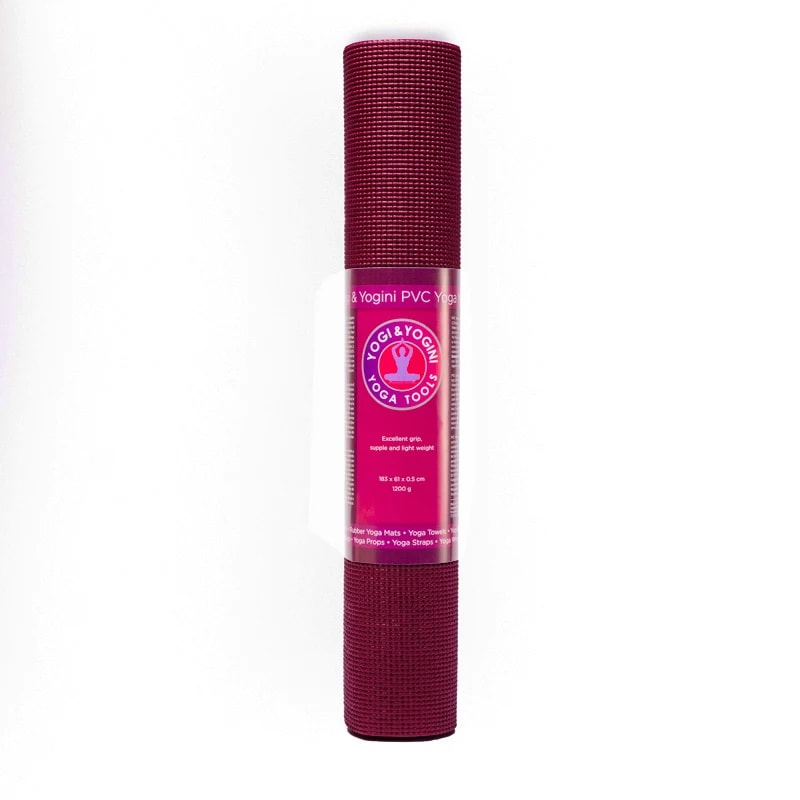 Yogamat 5 mm - Yogi & Yogini - aubergine