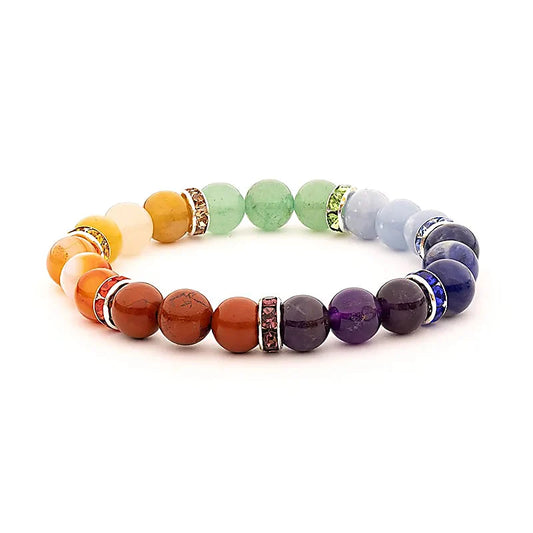 Edelsteen armband chakra - 8 mm