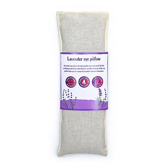 Oogkussen lavendel biologisch - Yogi & Yogini - beige