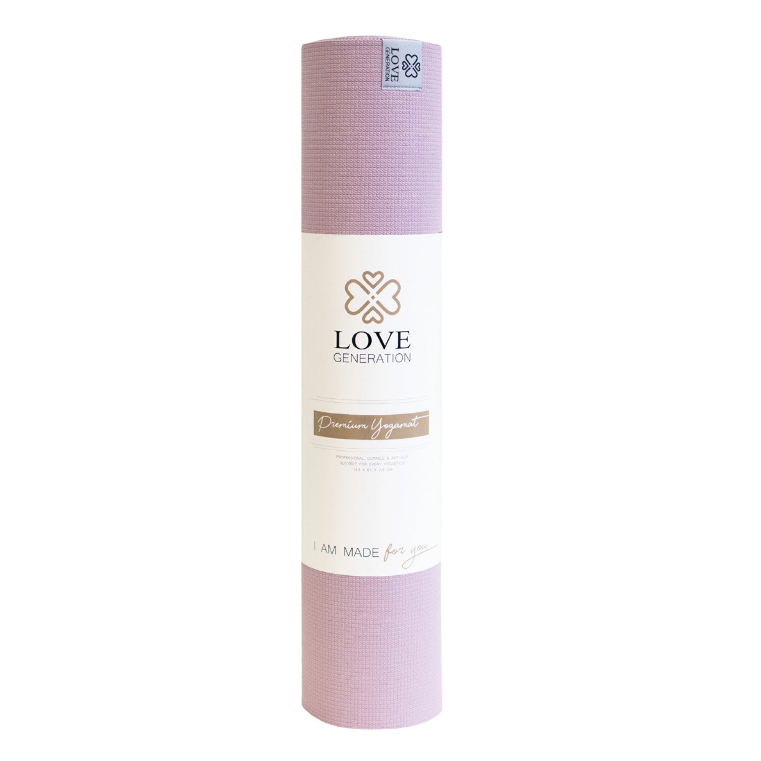Yogamat premium 6 mm - Love Generation - enchanting pink
