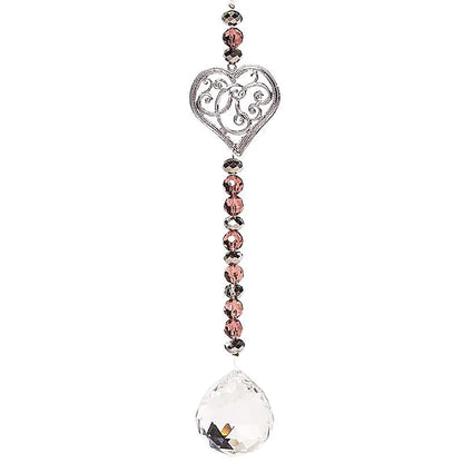 Regenboogkristal feng shui hanger met hartje
