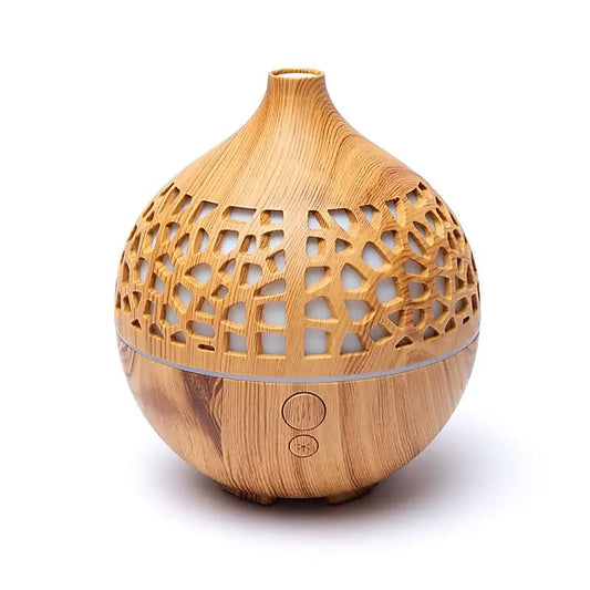 Diffuser deco met 7 kleuren led - Ultrasonic - naturel