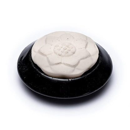Geursteen lotus - Mindfulshop - zwart