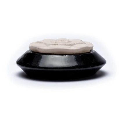 Geursteen lotus - Mindfulshop - zwart