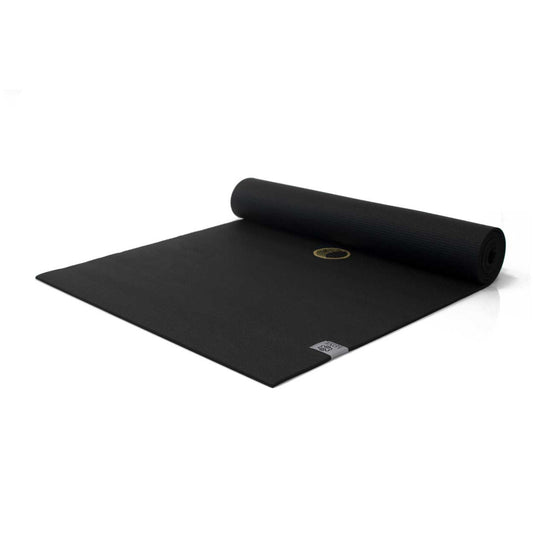 Yogamat Sacred print extra dik 6 mm - Love Generation - zwart / goud