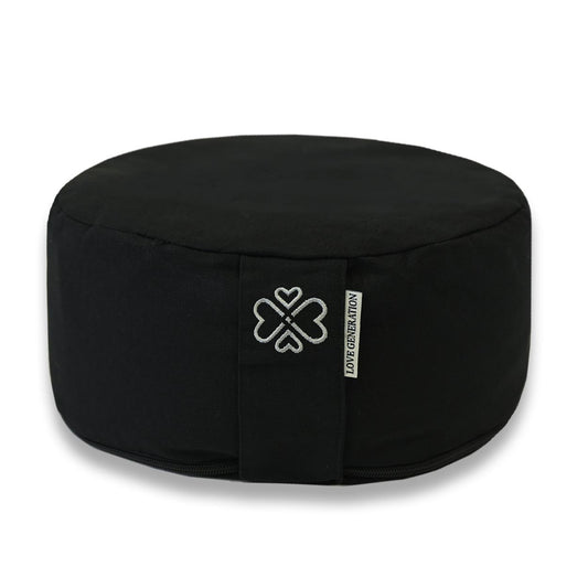 Meditatiekussen rond - Love Generation - diamond black