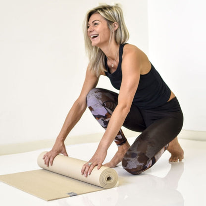 Yogamat extra dik 6 mm - Love Generation - zand