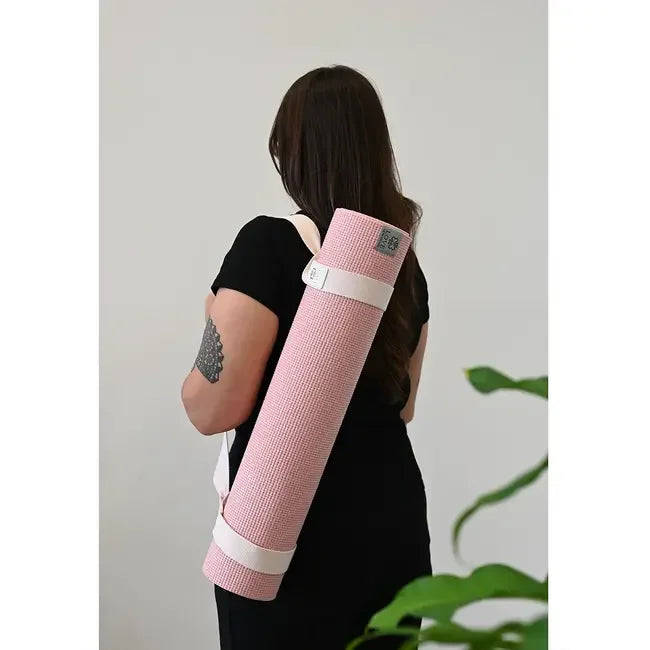 Yogamat draagriem - Love Generation - precious pink - The Mindfulshop