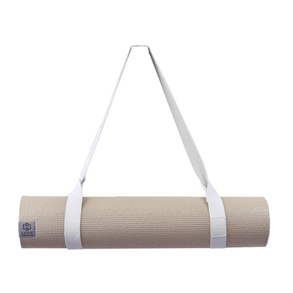 Yogamat draagriem - Love Generation - wonderful white