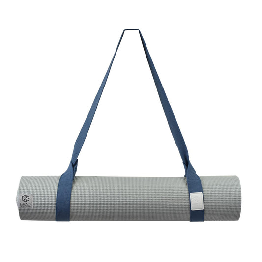 Yogamat draagriem - Love Generation - brilliant blue