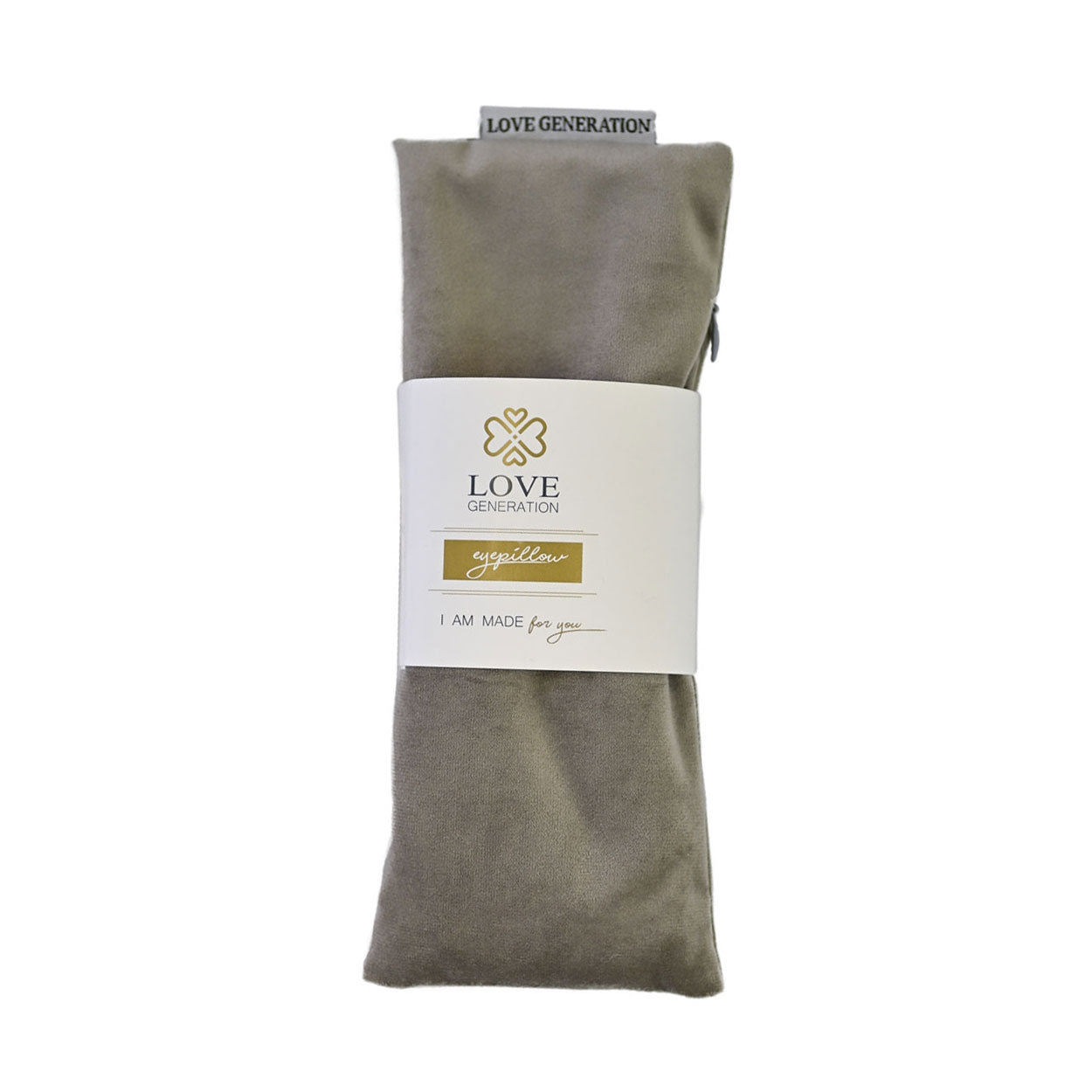 Oogkussen velvet met lavendel - Love Generation - terrific taupe
